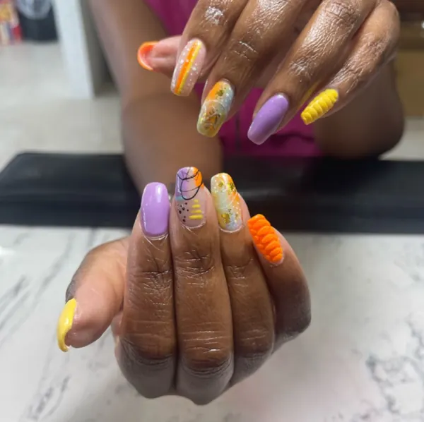 Nail work by Boss Spa & Nails